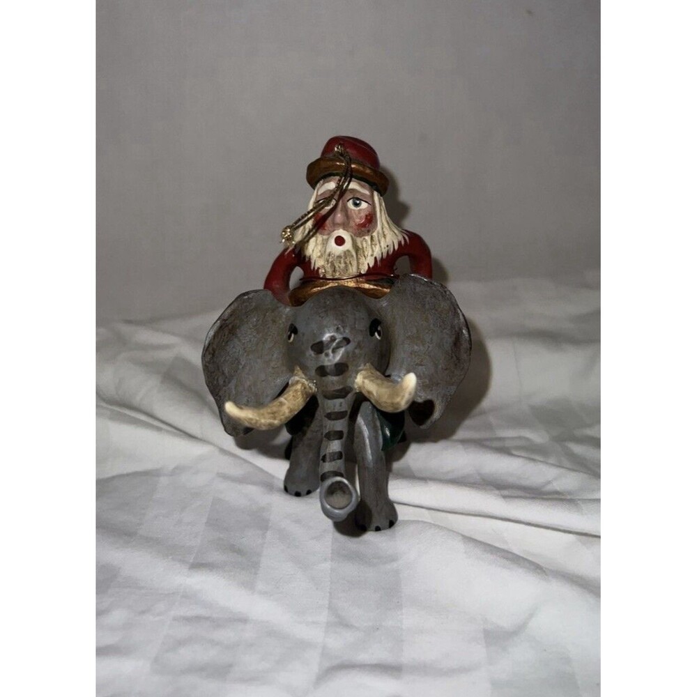 Bill Jauquet Santa Riding Elephant - Picture 2 of 6